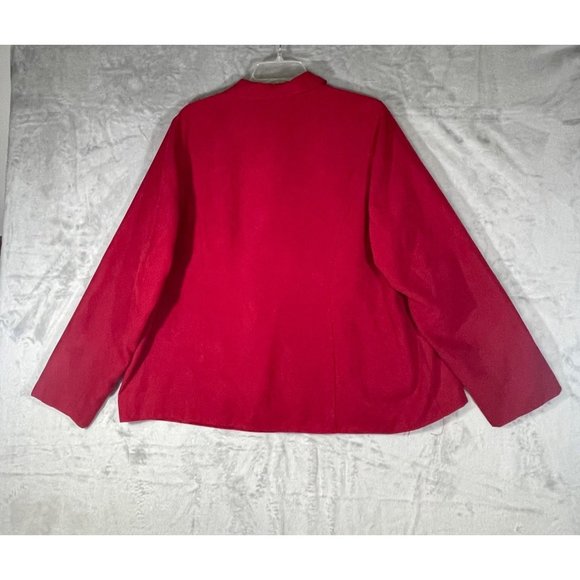 Studio Works womens size 20W zip Up Blazer Jacket with pockets witb Zipper - Picture 13 of 16